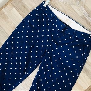 J. Crew Classic polka dot women dress career pant